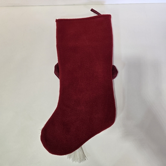 Whimsical 3D snowman Christmas stocking - Picture 2 of 5